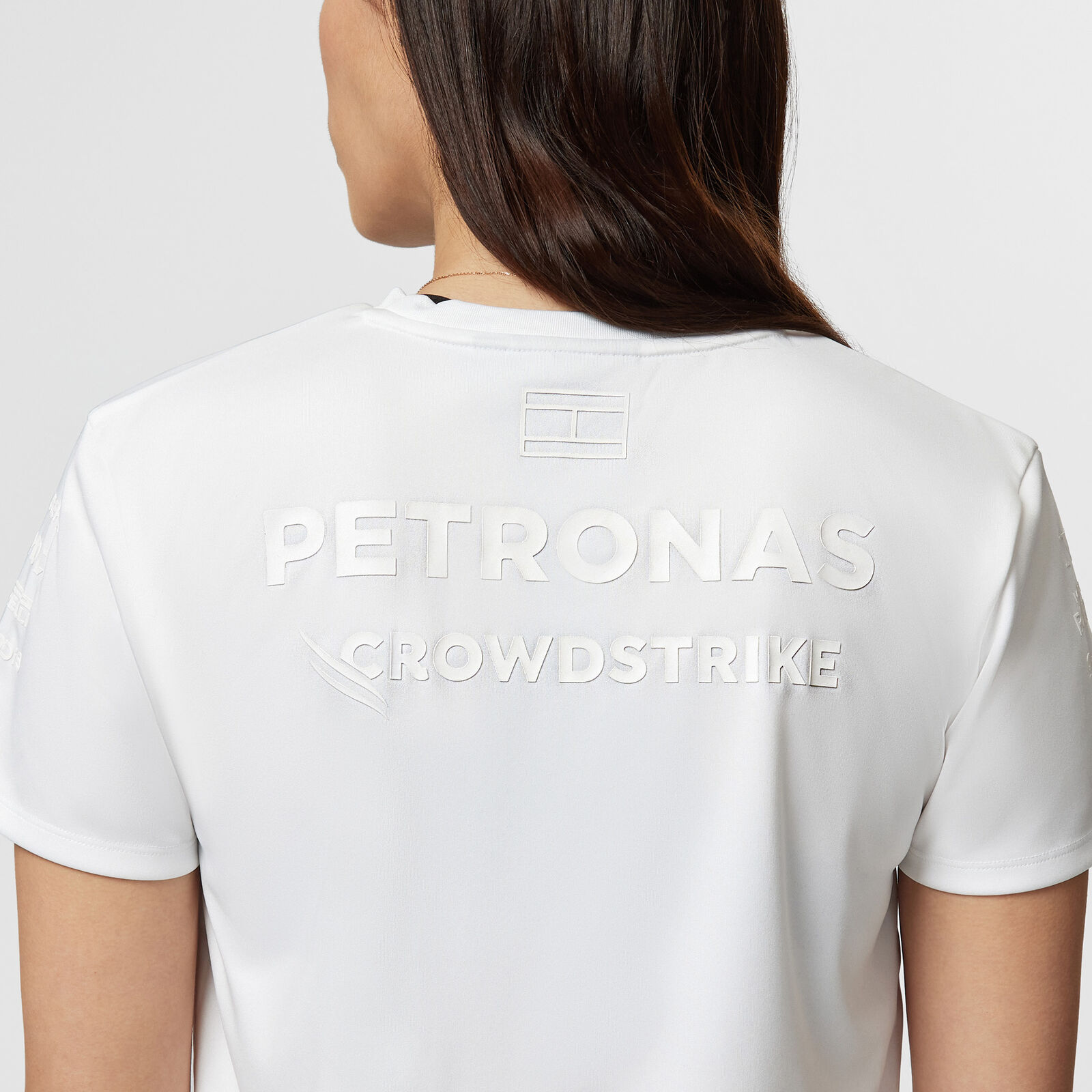 Camiseta de piloto del equipo Mercedes AMG Petronas F1 2023 - Blanco - Mujer