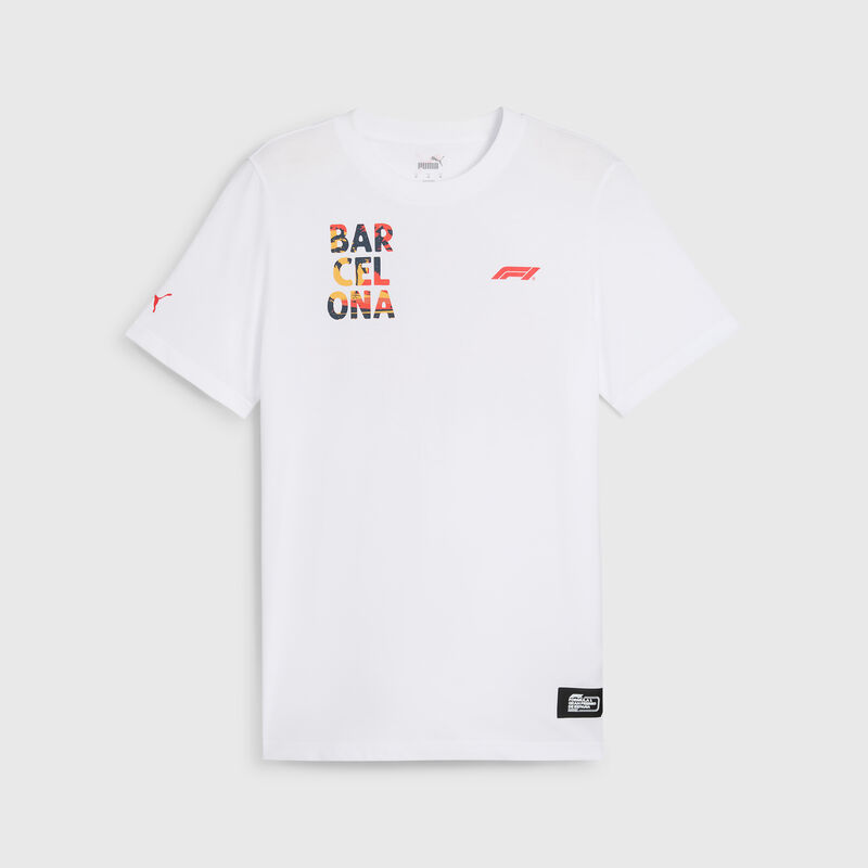 PUMA F1® 2024 Spanish GP T-shirt 2024 - F1 Collection - White XS for males - 4067982347871 - Fuel For Fans F1 Merchandise store