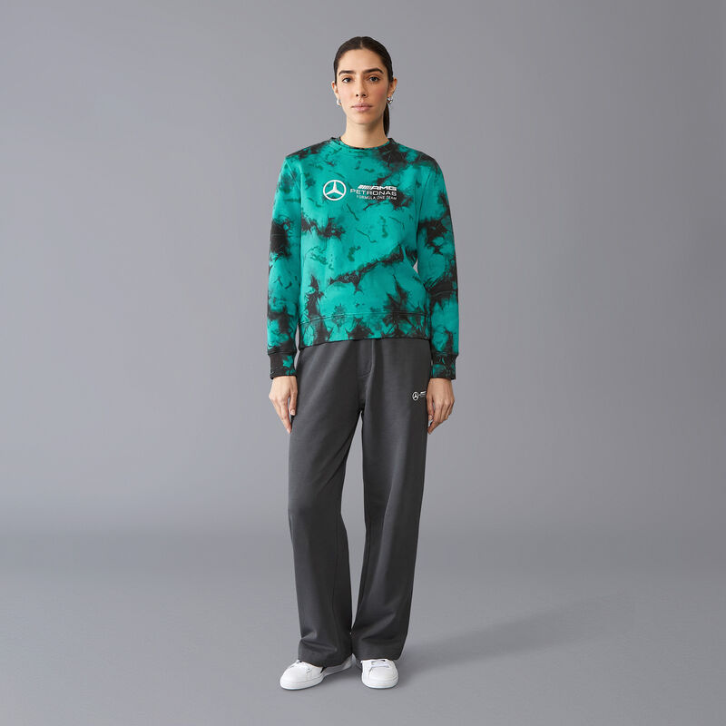 MAPF1 FW WOMENS TIE DYE CREW NECK SWEAT - multicolor