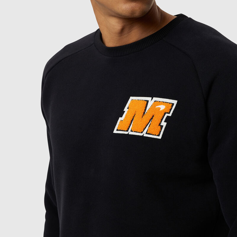 MCLAREN SL US LN GRAPHIC CREW NECK SWEAT - black