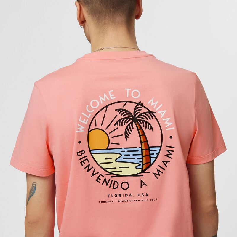 F1 FW RS MIAMI TEE - pink