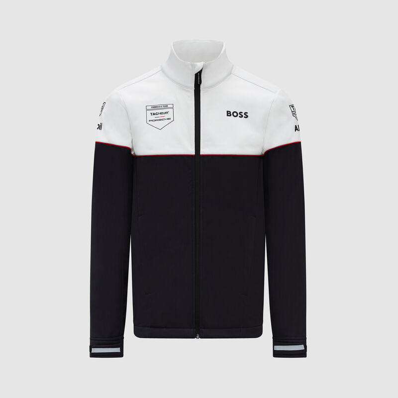 PORSCHE FE RP MENS TEAM SOFTSHELL JACKET - black