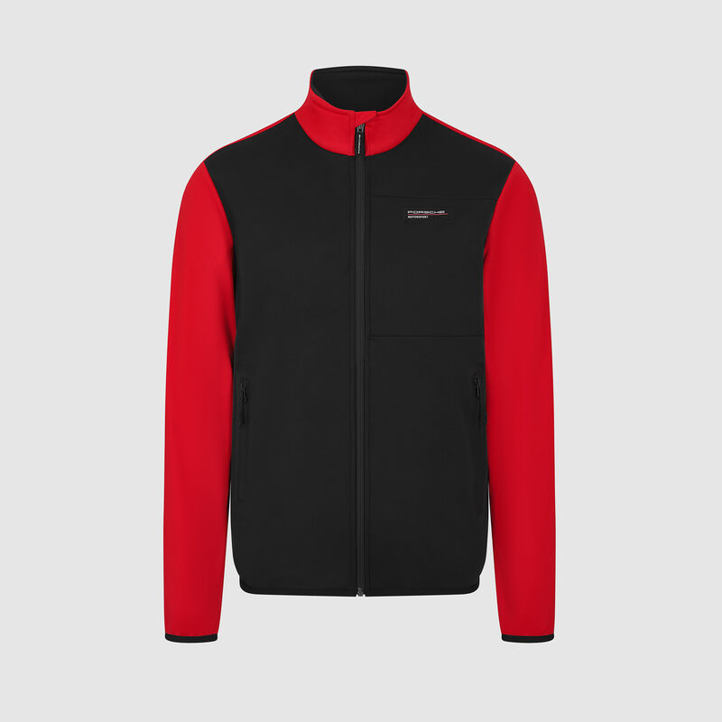 PORSCHE FW MENS SOFTSHELL - black