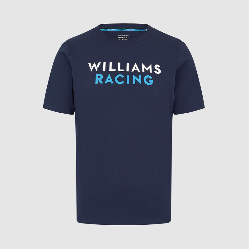 WILLIAMS RACING FW MENS LOGO TEE - navy