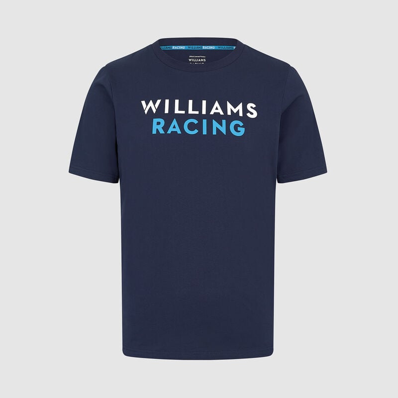 WILLIAMS RACING FW MENS LOGO TEE - navy