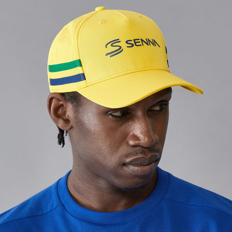 AS FW SENNA STRIPE BB CAP - yellow