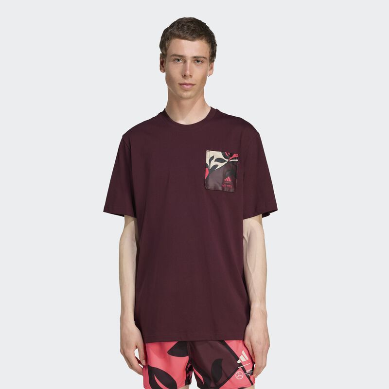 MAPF1 SE MENS SUMMER TEE - burgundy