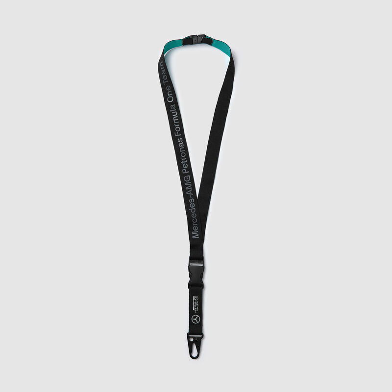 Logo Lanyard 2024 - Mercedes-AMG F1 - Black ONE SIZE - 8719203407142 - Fuel For Fans F1 Merchandise store
