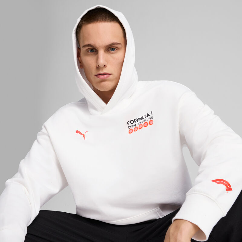 F1 FW DTS Hoodie Relaxed - white