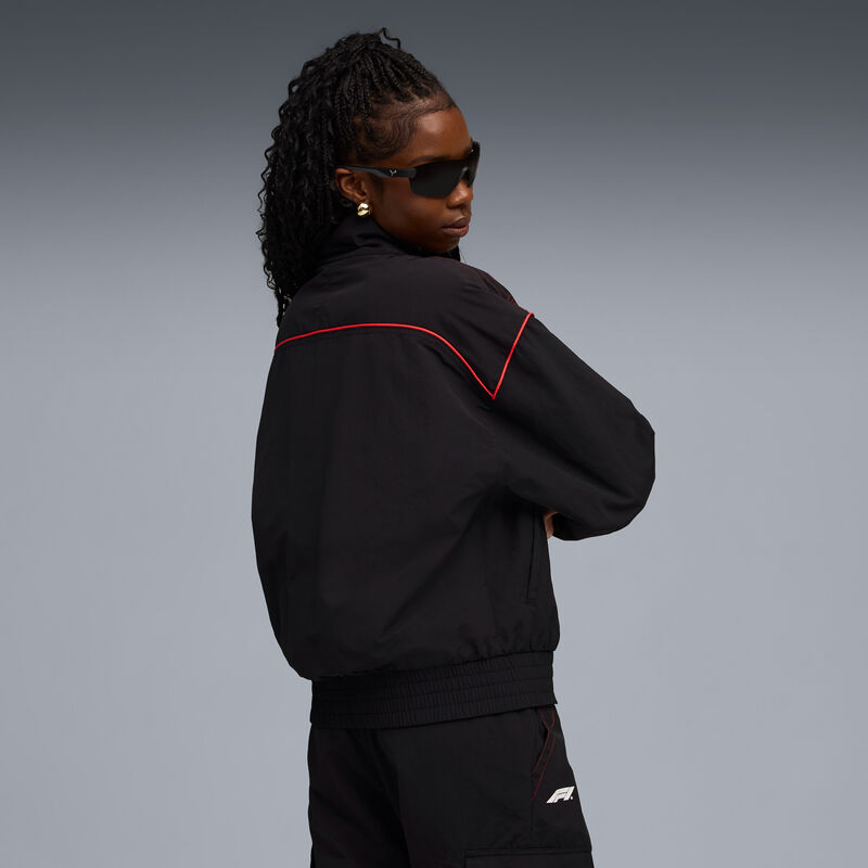 F1 LS 75 YRS WMN RACING JKT - black