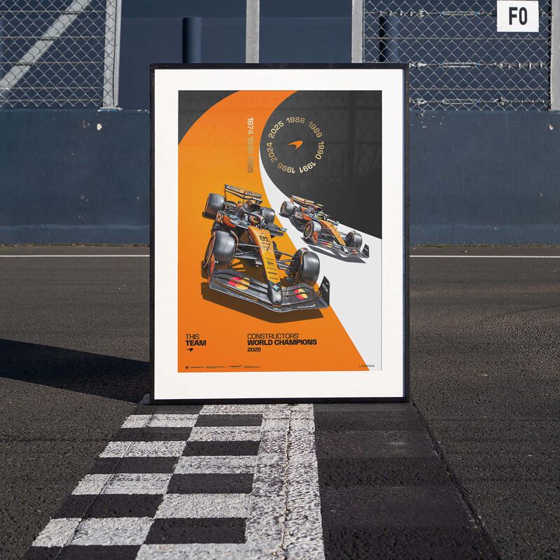 MCL 25 CONSTRUCTORS POSTER - Orange
