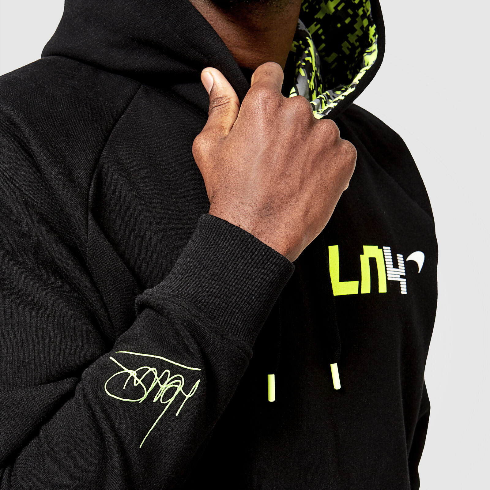 Lando Norris Glitch-Hoodie - McLaren F1 | Fuel For Fans