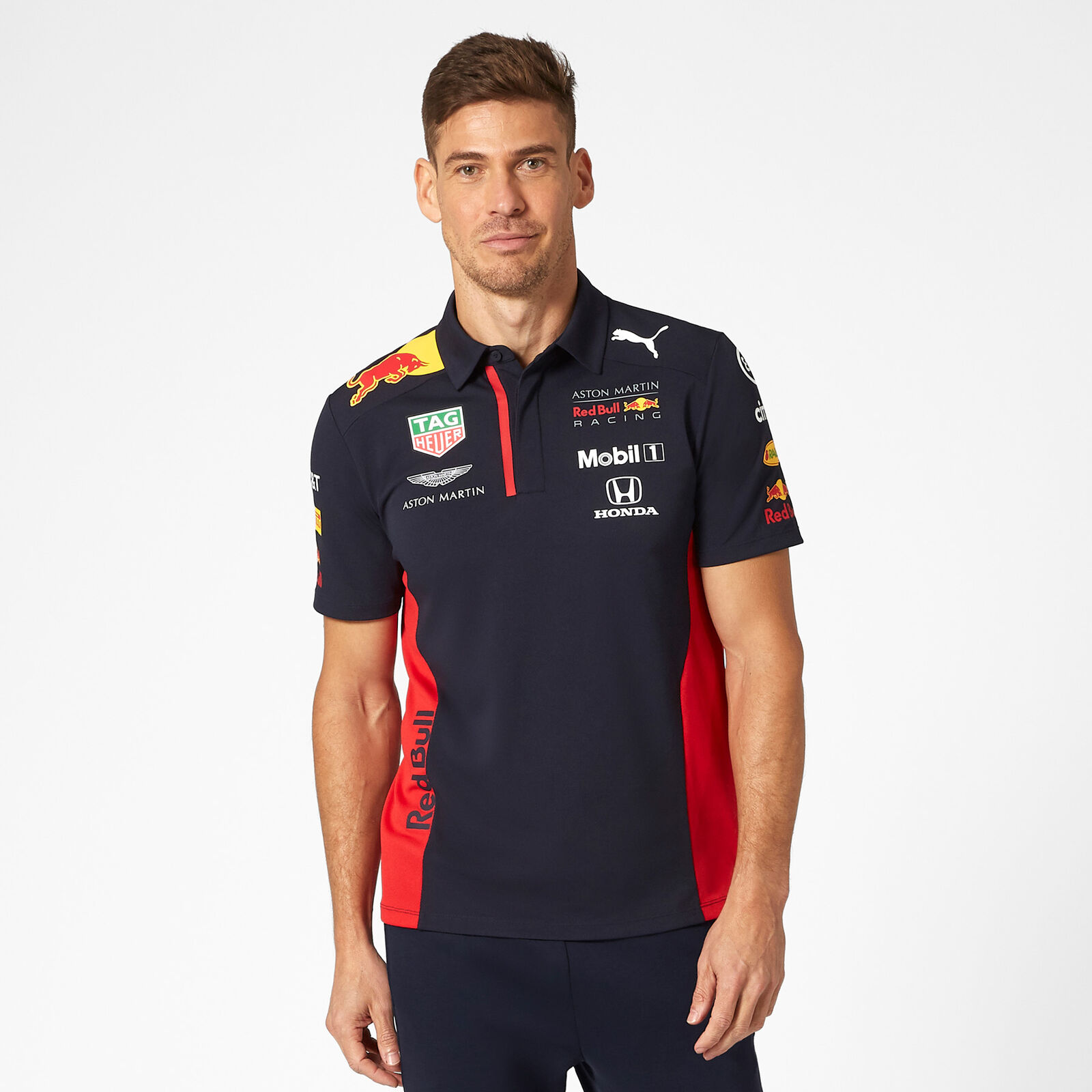 Red Bull Racing F1 Men's 2023 Team Polo Shirt- Navy