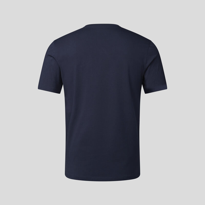 RBR FW LARGE MONO LOGO TEE - navy