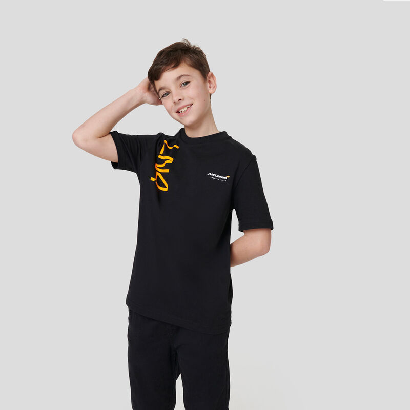 MCLAREN FW KIDS NORRIS TEE - black