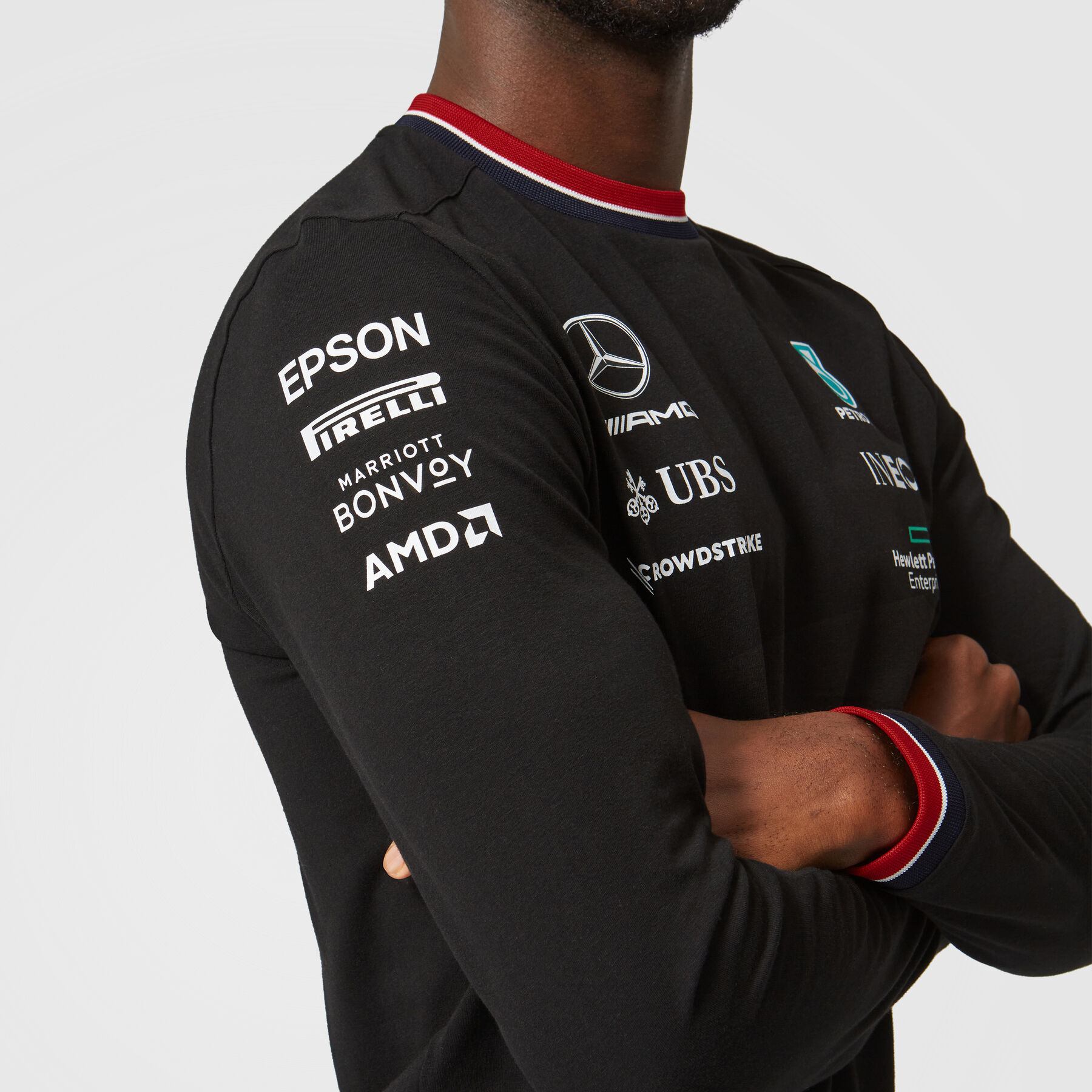 Mercedes long sleeve shirt top