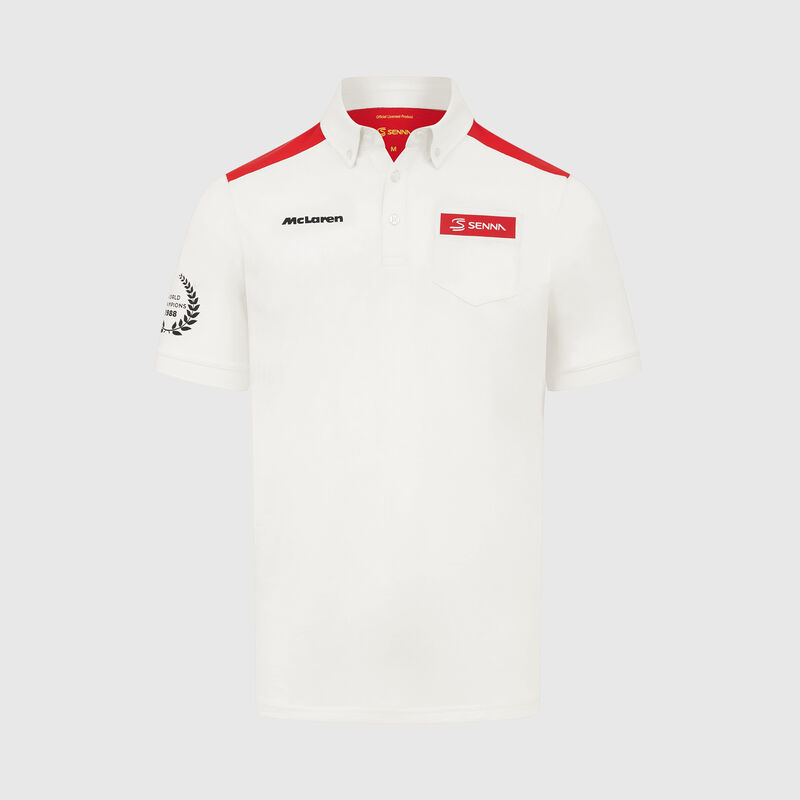 AS FW MCL X SENNA MENS POLO - white