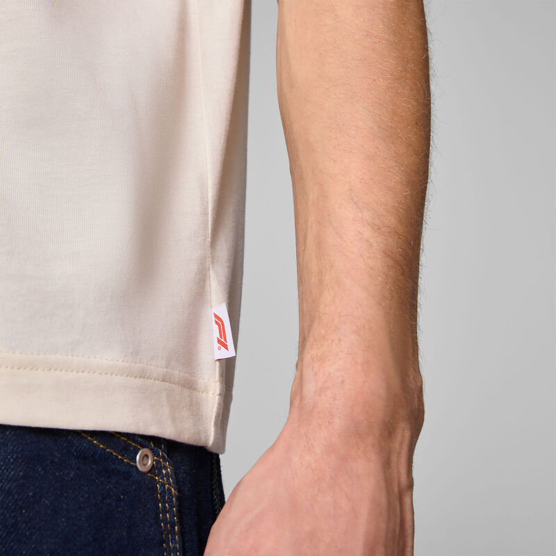 F1 FW HERITAGE GRAPHIC TEE - beige