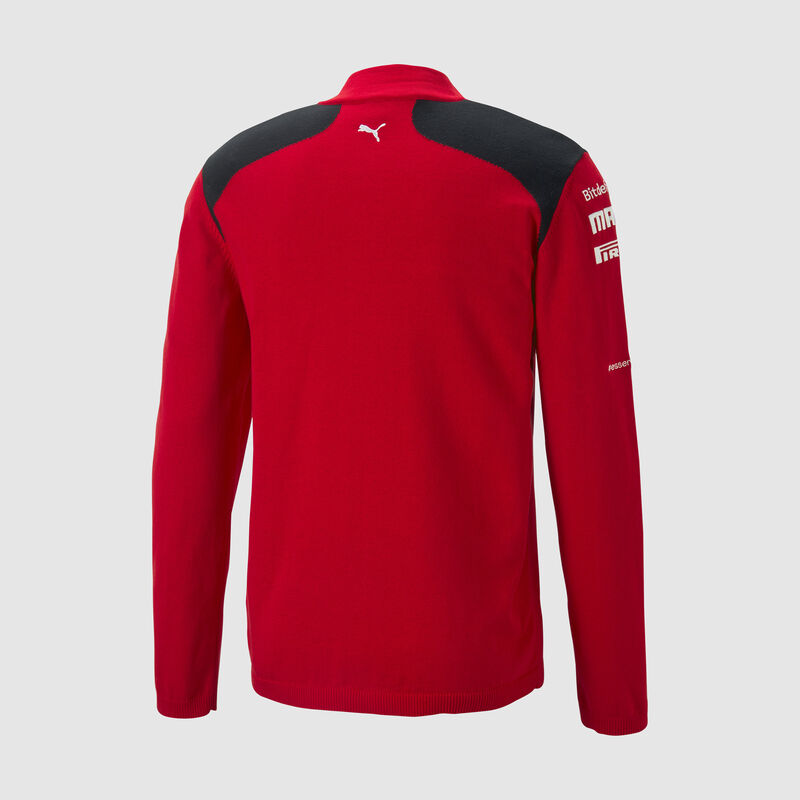 SF RP MENS TEAM 1/2 ZIP SWEAT - red