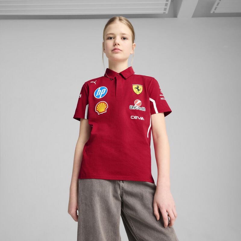 SF RP TEAM POLO KIDS - red