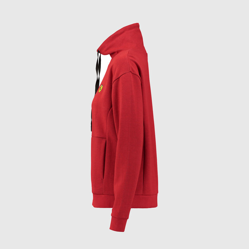 SF FW WOMENS FUNNEL NECK SWEAT SHIRT - red