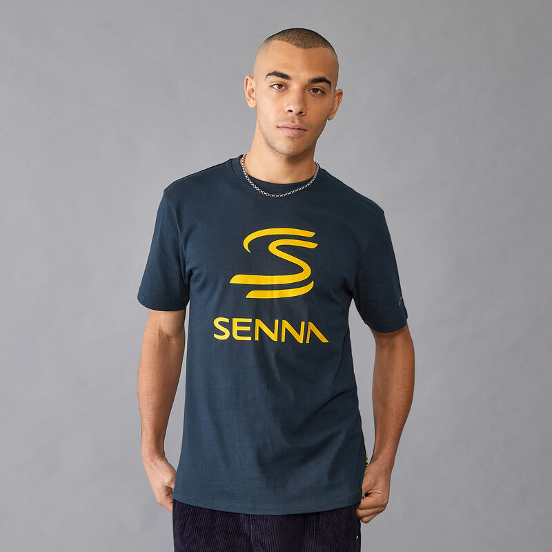 AS FW MENS SENNA LOGO TEE - navy