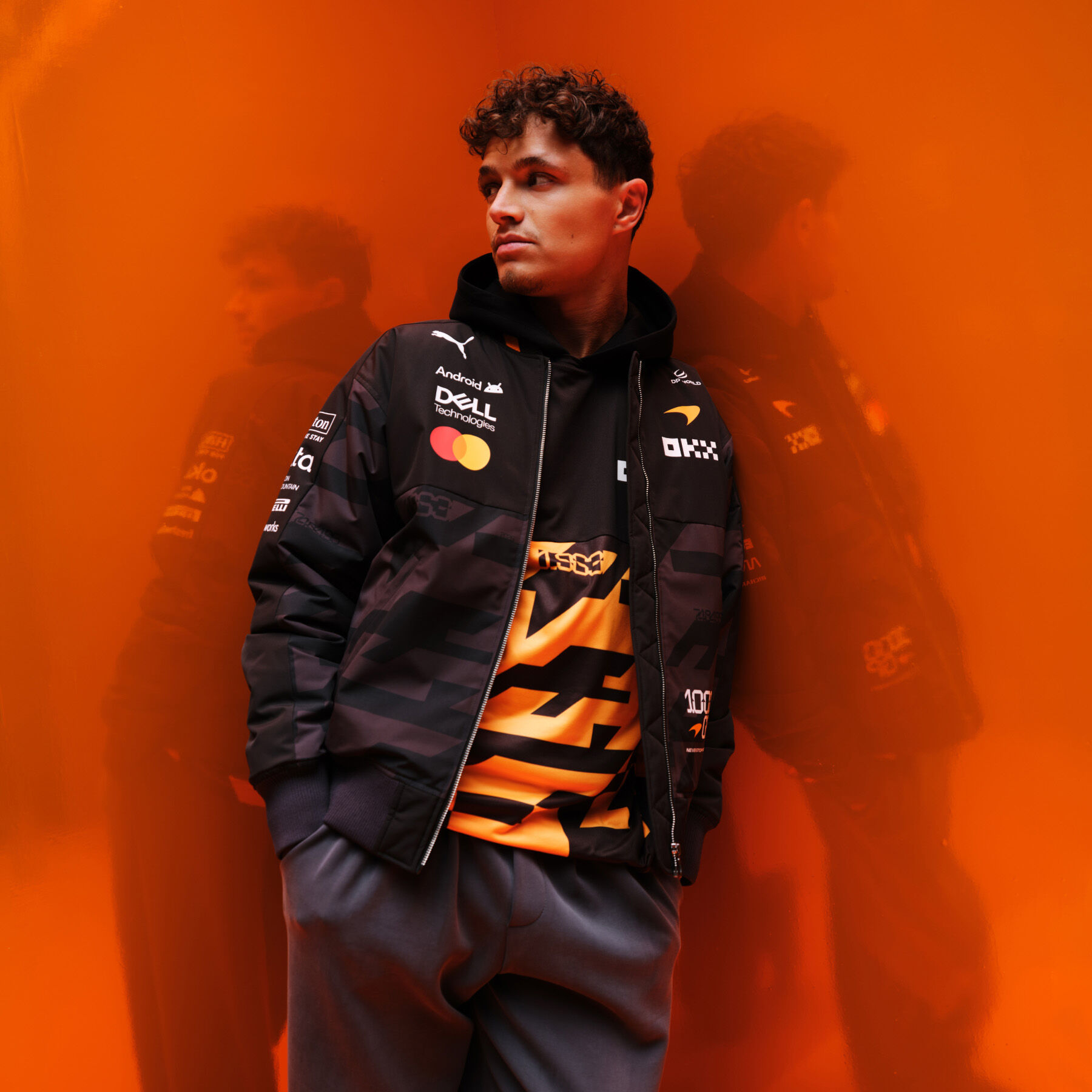 PUMA 2026 Team 1000th GP Bomber Jacket - McLaren Mastercard F1