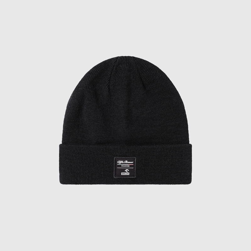 ALFA ROMEO RACING TEAM BEANIE - black