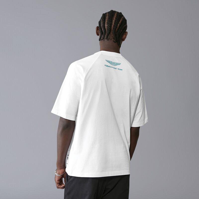 AMF1 FW LOGO TEE - white