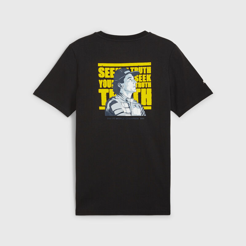AS LS SENNA A VIDA GRAPHIC TEE - black