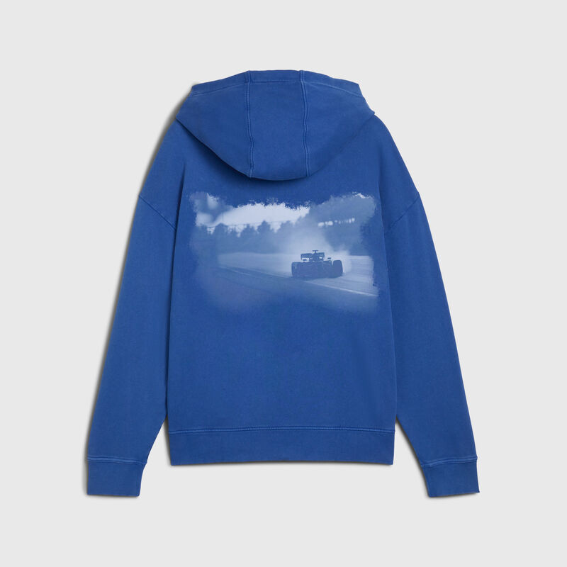F1 LS GRAPHIC FULL ZIP HOODIE - blue