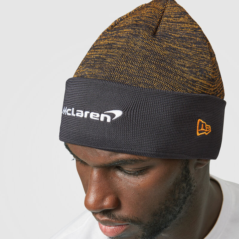 MCLAREN REPLICA TEAM ENGINEERED CUFF KNIT BEANIE - Antracit