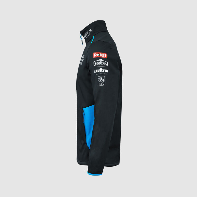 WILLIAMS RACING 2020 MENS TEAM SOFTSHELL - black