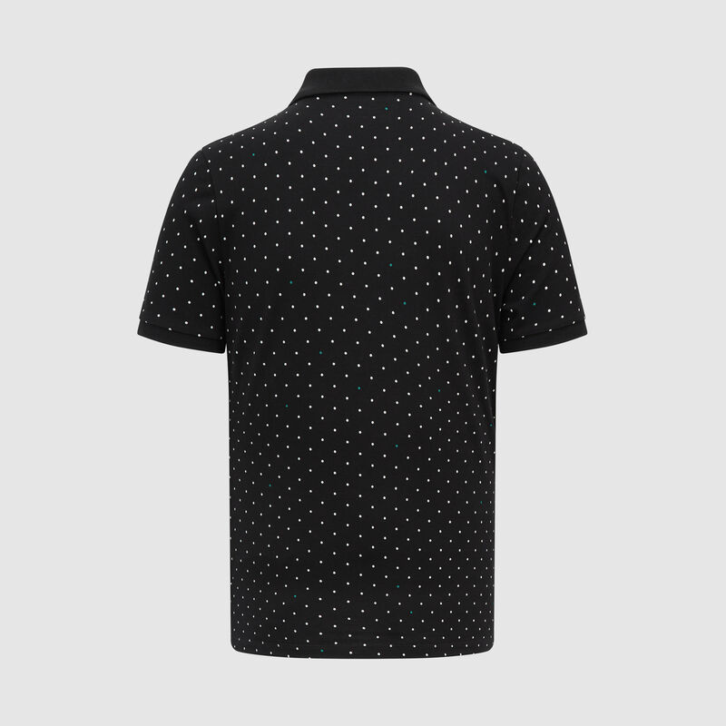 MAPF1 FW MENS POLKA DOT POLO - black