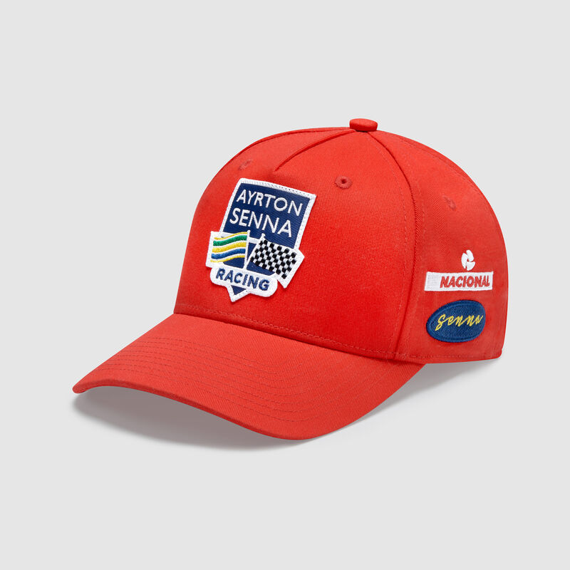 AS FW LEGACY SENNA PATCHWORK CAP - red