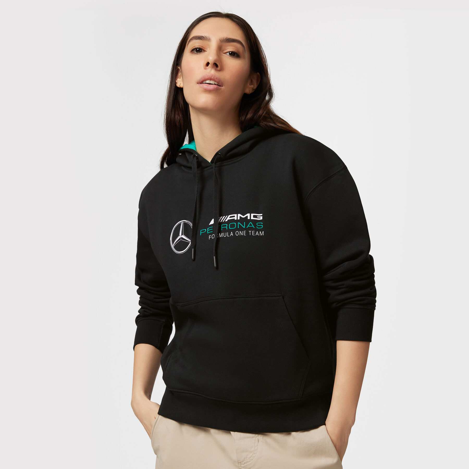 Women s Oversized Hoodie Mercedes AMG F1 Fuel For Fans