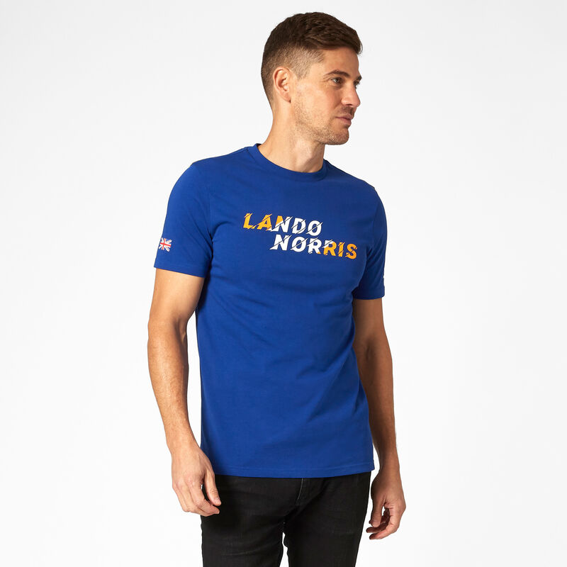 MCLAREN FW MENS LANDO GRAPHIC TEE - blue