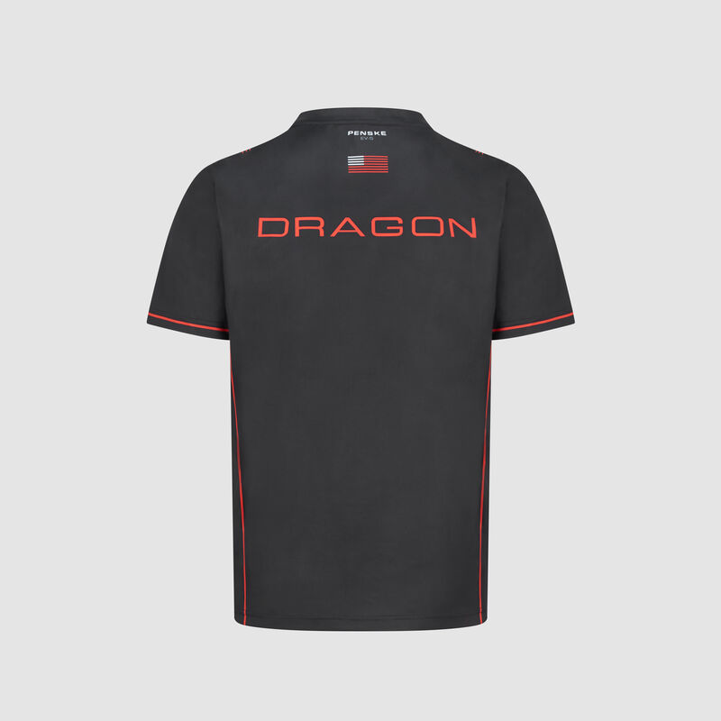 DRAGON PENSKE SL MENS TEAM TEE - black