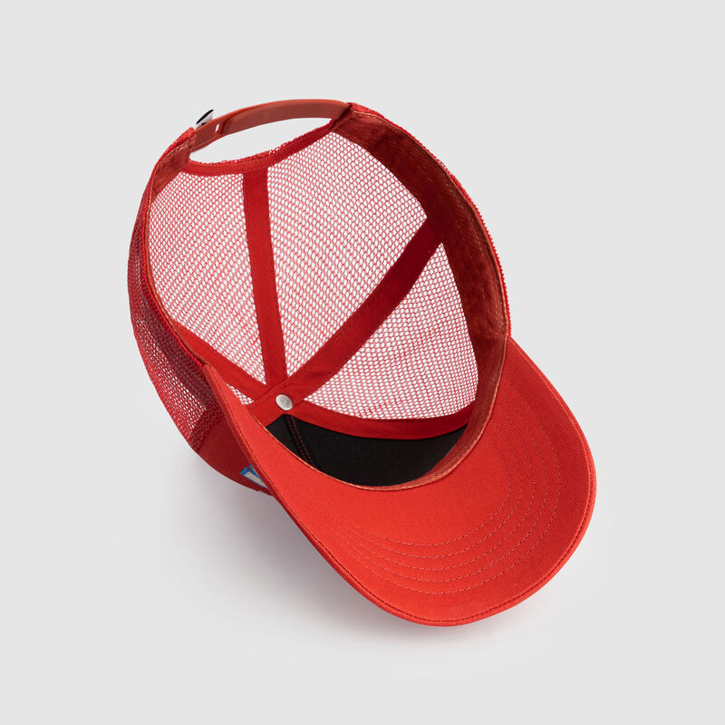 F1 FW HERITAGE TRUCKER CAP - red