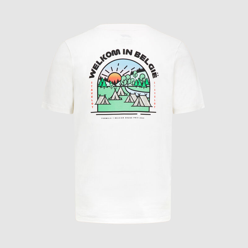 F1 FW RS SPA TEE - white