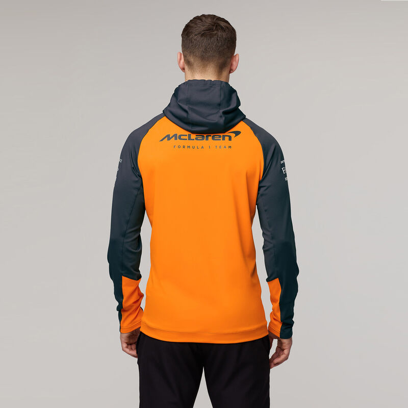 MCLAREN UNISEX HOODED SWEAT - orange