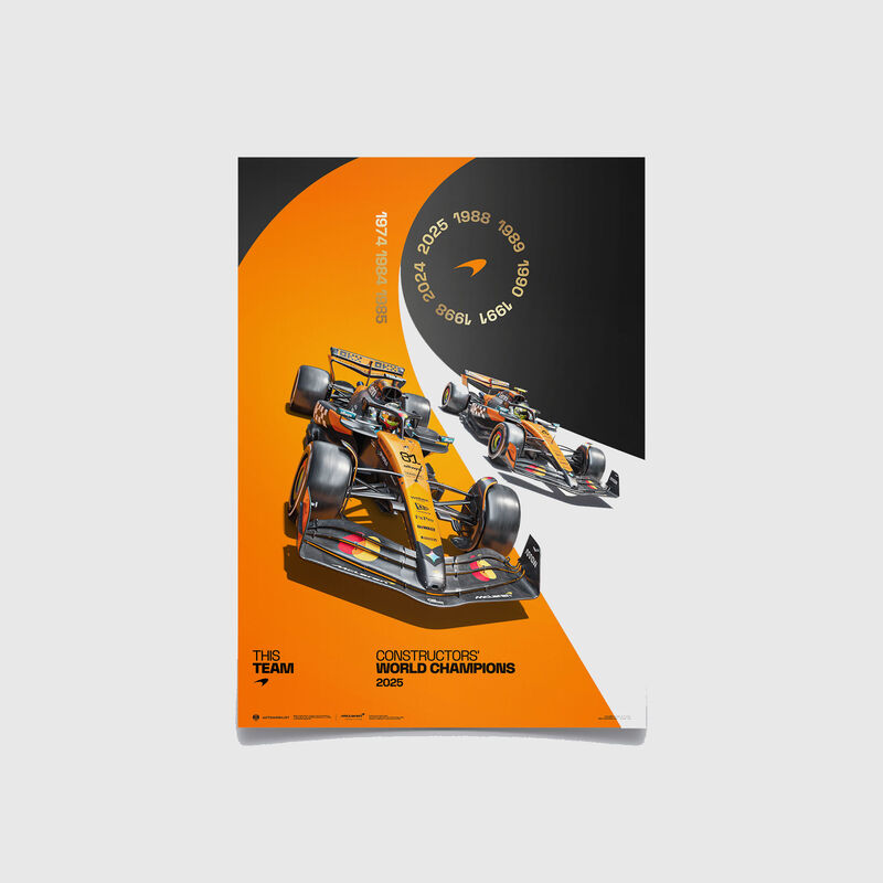 MCL 25 CONSTRUCTORS POSTER - Orange
