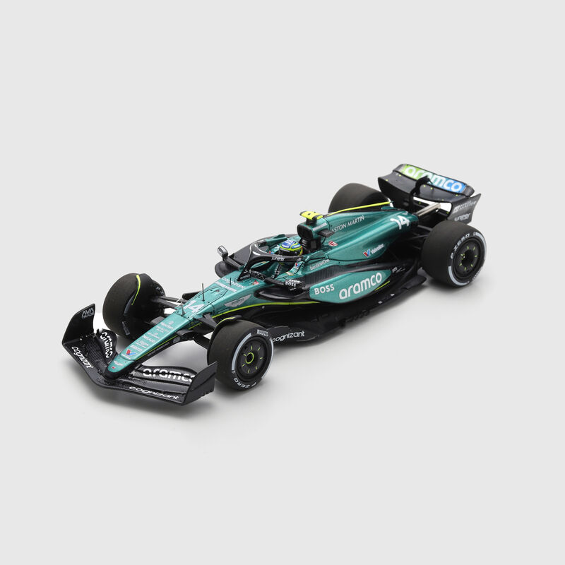 2024 Fernando Alonso AMR24 1:43 Scale Model collectible - Aston Martin F1 Team - Green ONE SIZE - 9580006995292 - Fuel For Fans F1 Merchandise store