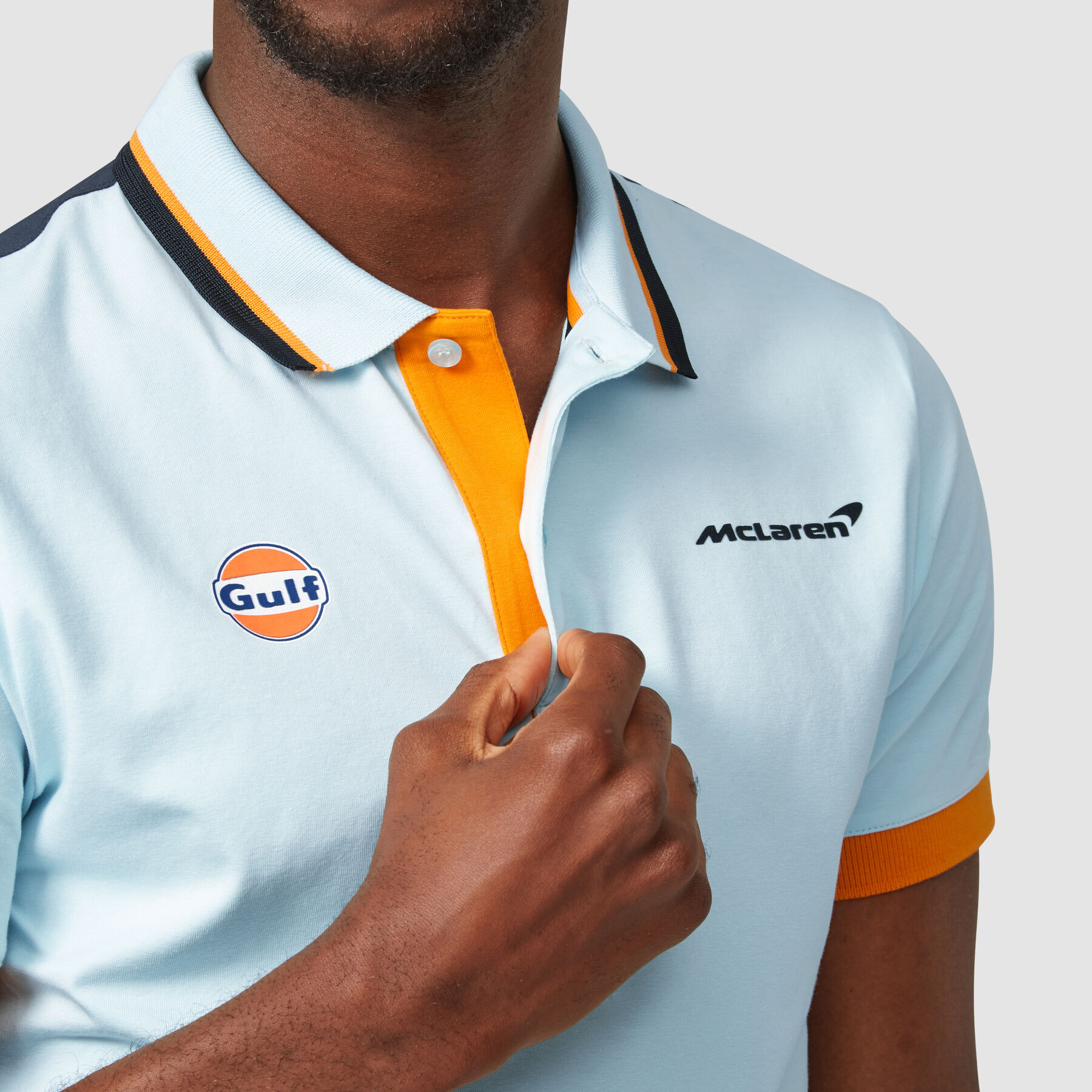 gulf racing polo shirt