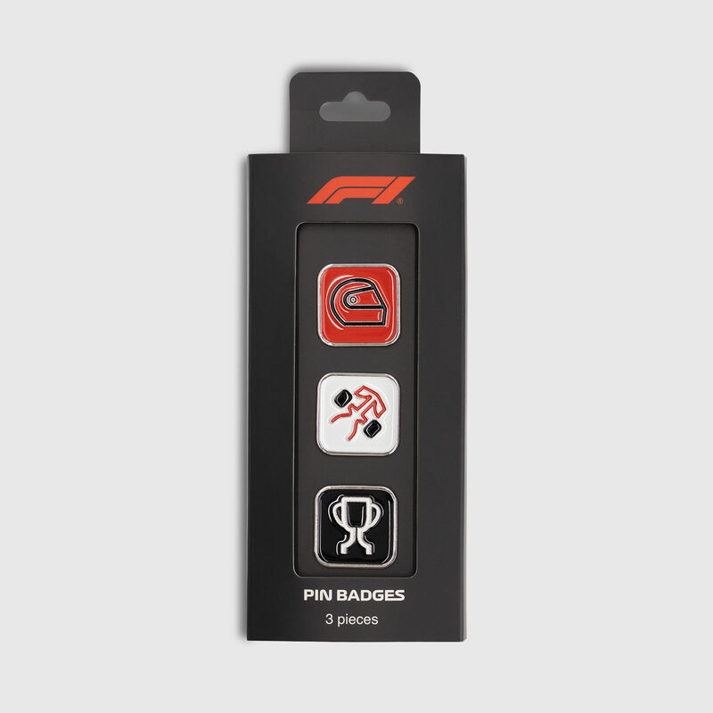 F1 FW Pin Badges 3 Pack - Multicolor