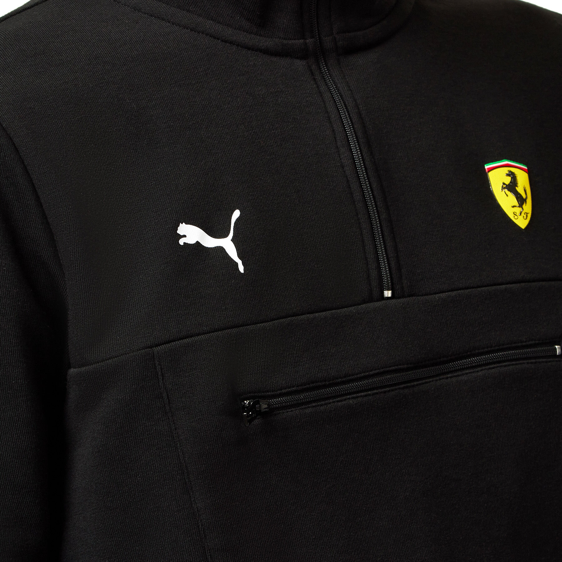 Logo 1 4 Zip Sweater Scuderia Ferrari F1 Fuel For Fans