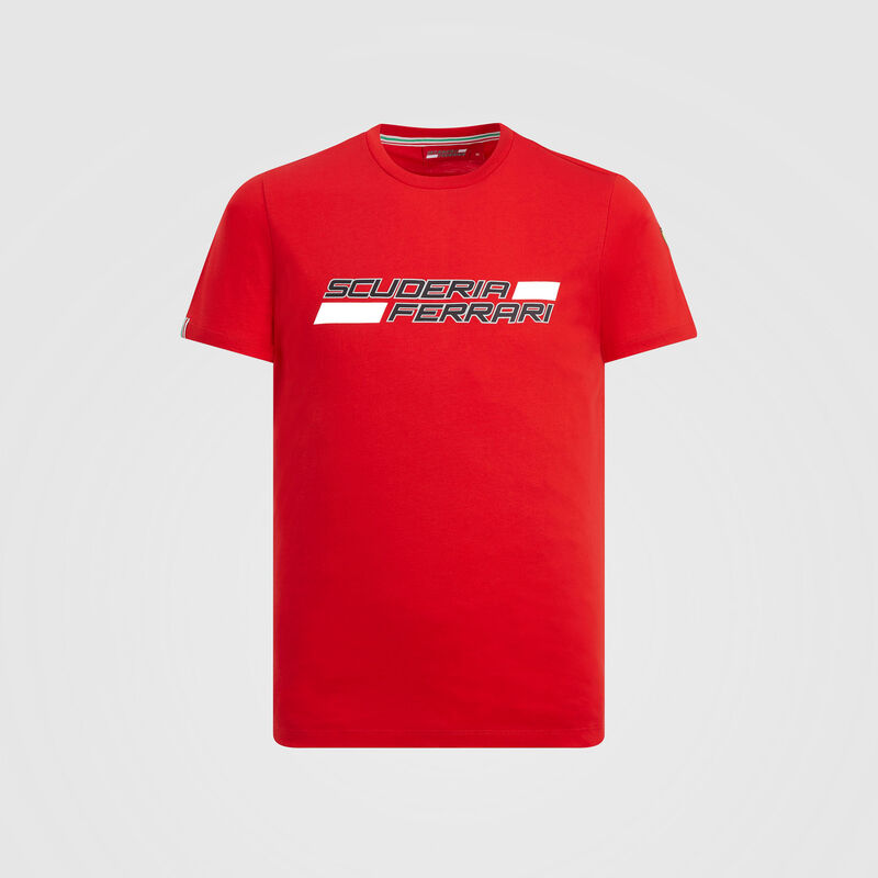 SF FW MENS SCUDERIA LOGO TEE - red