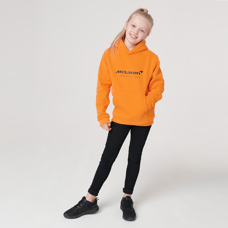 MCLAREN FW KIDS ESSENTIALS HOODY - orange