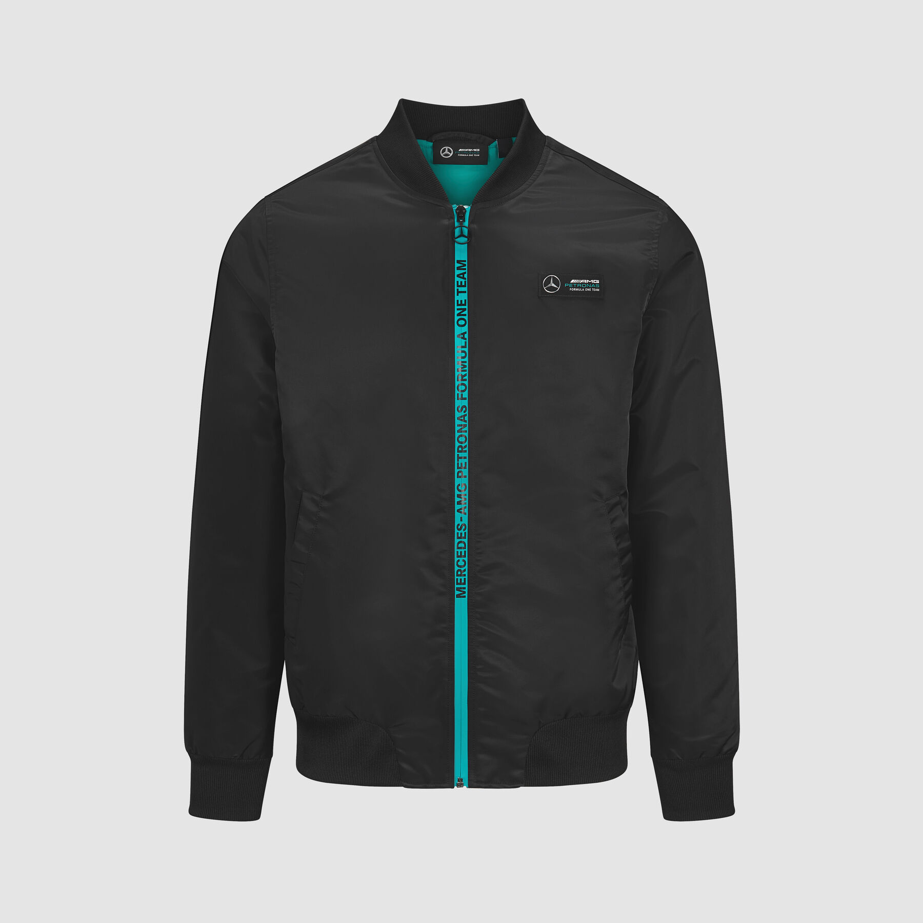 Lightweight Padded Bomber Jacket Mercedes AMG Petronas Fuel For Fans
