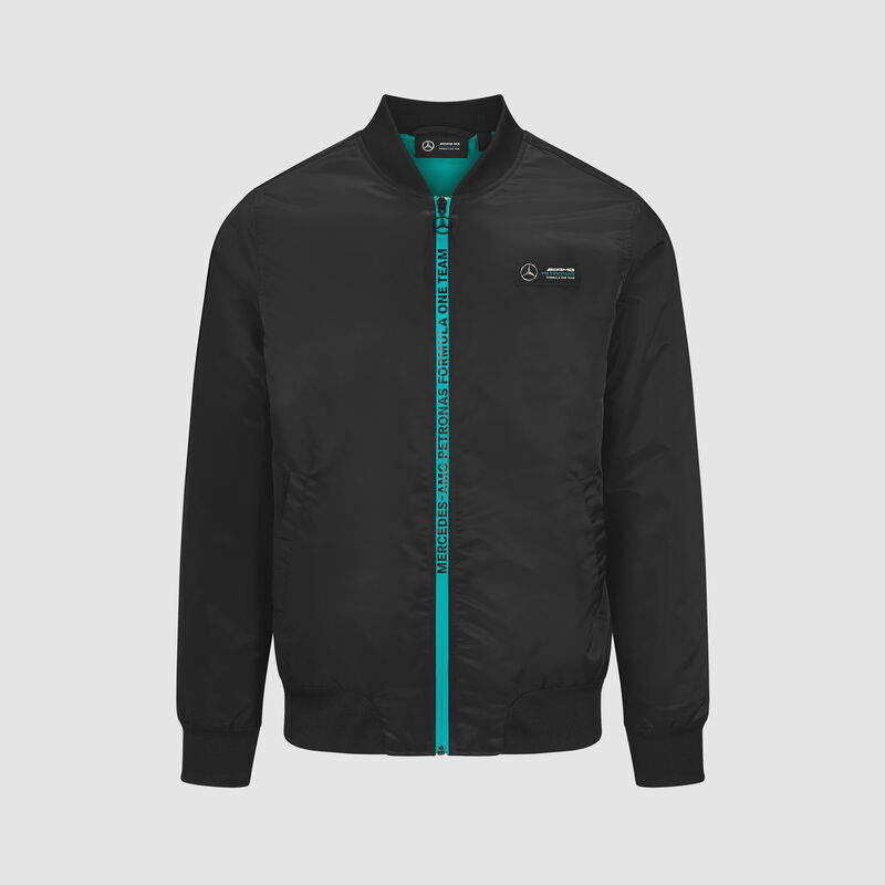 MAPF1 FW LIGHTWEIGHT PADDED BOMBER JACKET - black